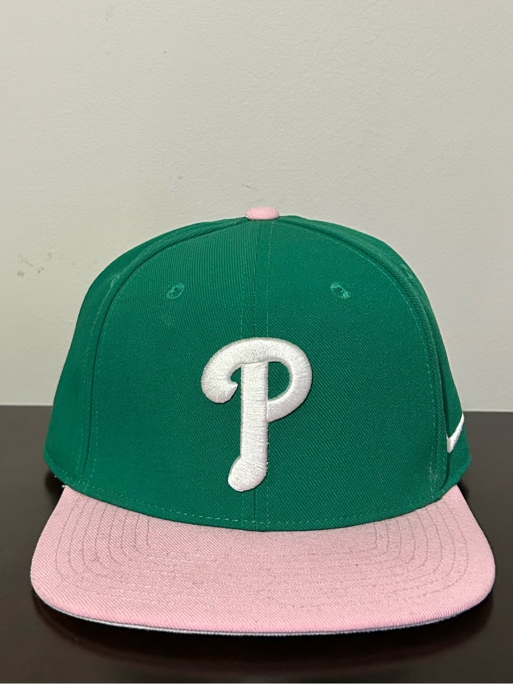 Green and Pink Phillies Baseball Cap